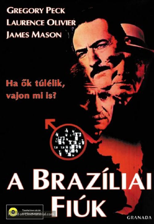 The Boys from Brazil - Hungarian DVD movie cover