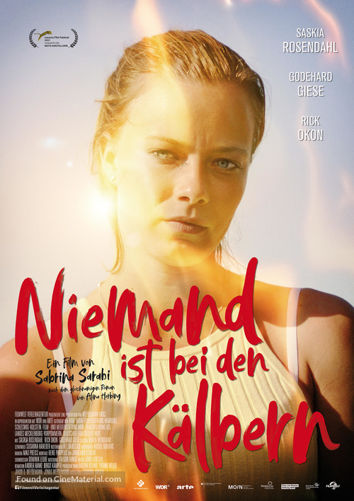 Niemand ist bei den K&auml;lbern - German Movie Poster