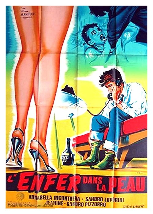 L&#039;inferno addosso - French Movie Poster
