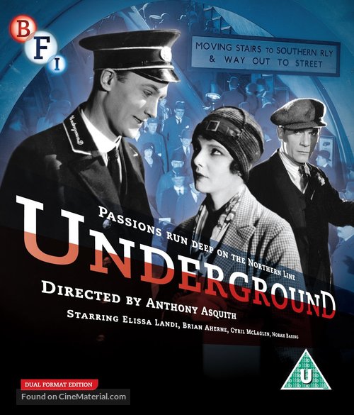 Underground - British Blu-Ray movie cover