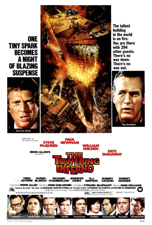 the towering inferno movie poster