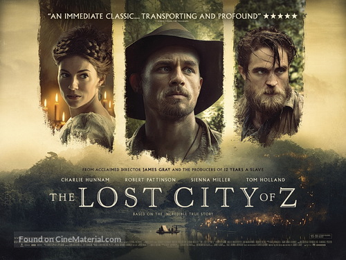 The Lost City of Z - British Movie Poster