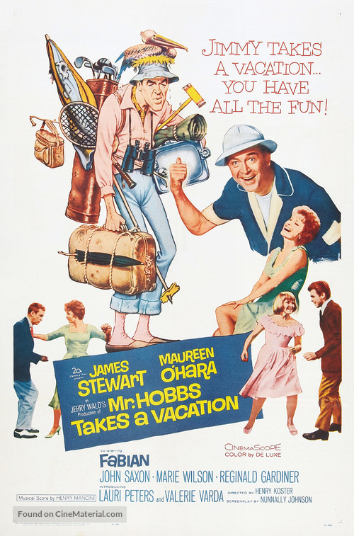 Mr. Hobbs Takes a Vacation - Movie Poster