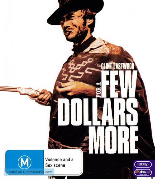 Per qualche dollaro in pi&ugrave; - Australian Blu-Ray movie cover