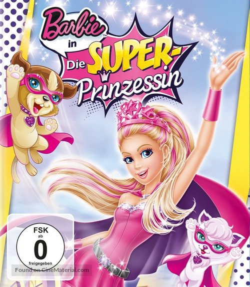 Barbie in Princess Power - German Blu-Ray movie cover