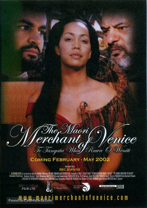 The Maori Merchant of Venice - New Zealand Movie Poster