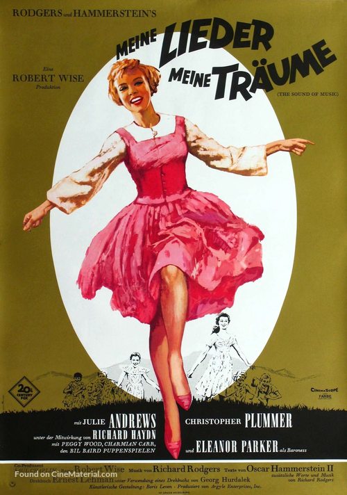 The Sound of Music - German Movie Poster
