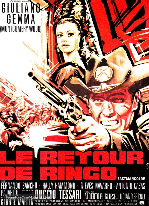 Il ritorno di Ringo - French Movie Poster
