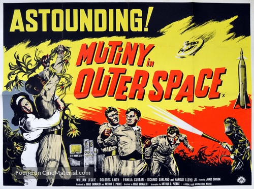 Mutiny in Outer Space - British Movie Poster