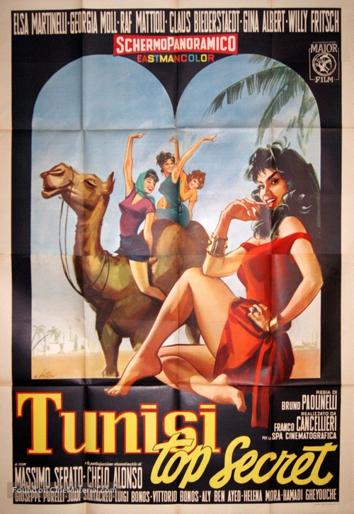 Tunisi top secret - Italian Movie Poster