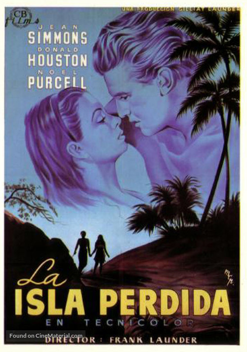 The Blue Lagoon - Spanish Movie Poster