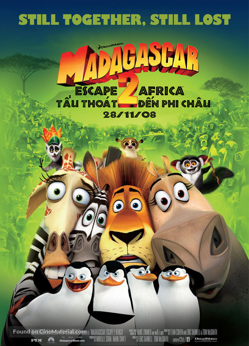 Madagascar: Escape 2 Africa - Vietnamese Movie Poster