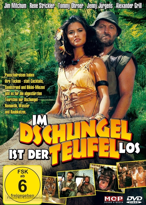 Im Dschungel ist der Teufel los - German DVD movie cover