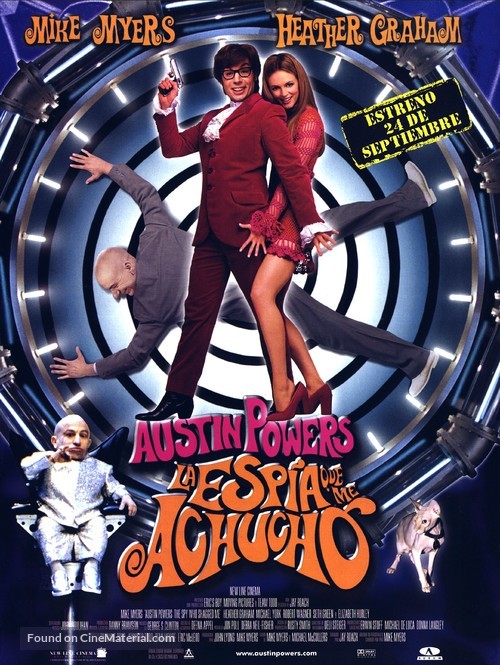 Austin Powers: The Spy Who Shagged Me - Spanish Movie Poster