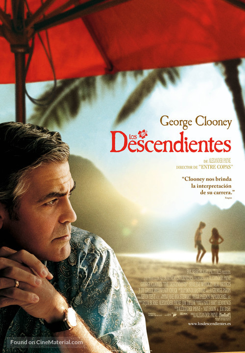 The Descendants - Spanish Movie Poster