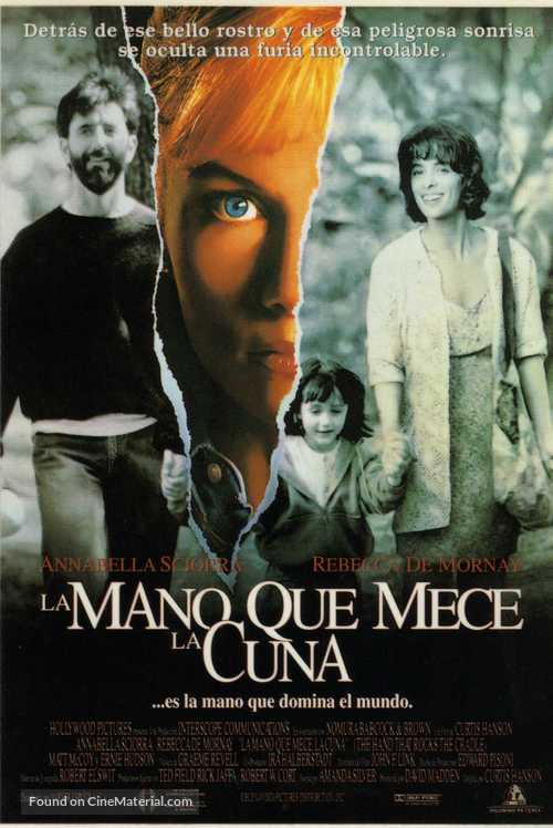 The Hand That Rocks The Cradle - Spanish Movie Poster