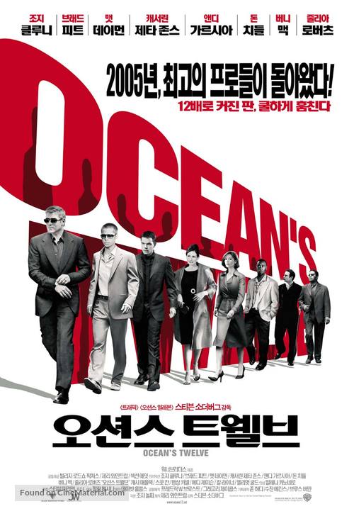 Ocean&#039;s Twelve - South Korean Movie Poster