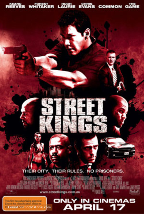Street Kings - Australian Movie Poster