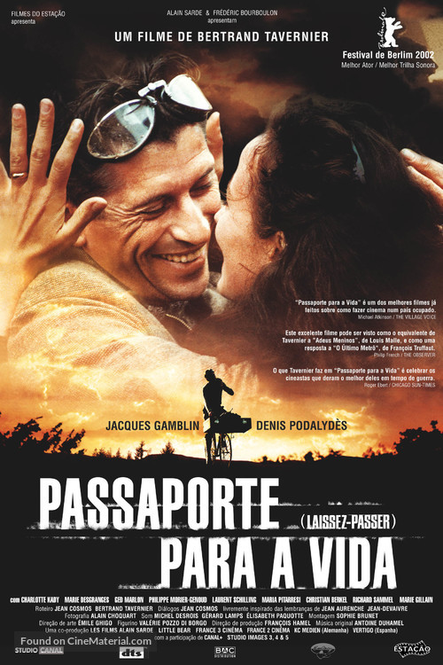 Laissez-passer - Brazilian Movie Poster