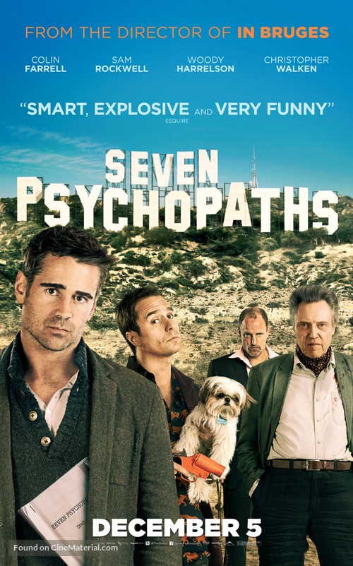 Seven Psychopaths - British Movie Poster