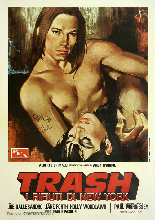 Trash - Italian Movie Poster