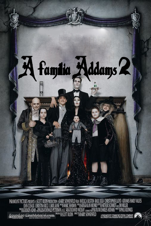 Addams Family Values - Brazilian Movie Poster