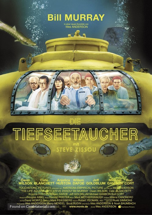 The Life Aquatic with Steve Zissou - German Movie Poster