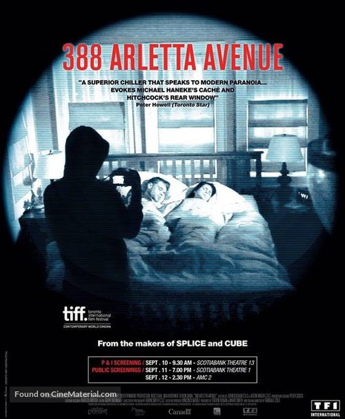 388 Arletta Avenue - Canadian Movie Poster
