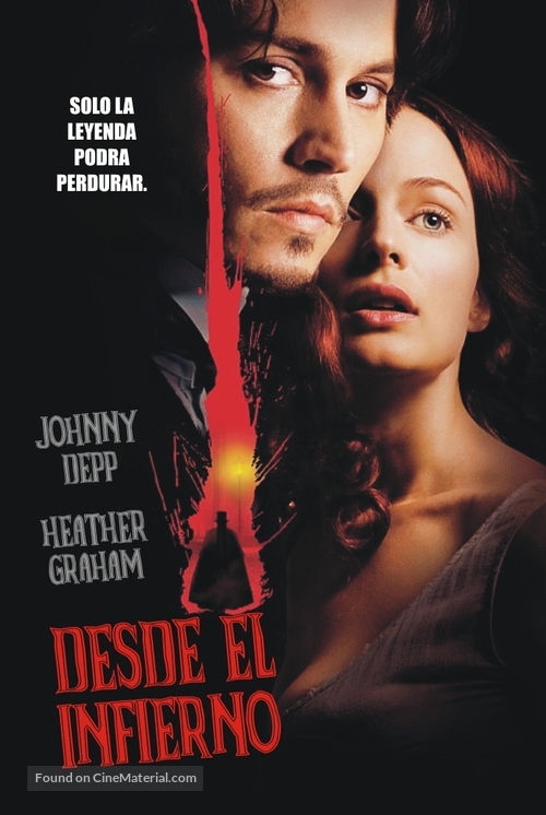 From Hell - Argentinian DVD movie cover