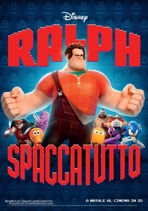 Wreck-It Ralph - Italian Movie Poster