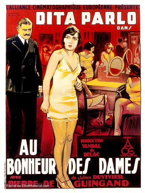 Au bonheur des dames - French Movie Poster