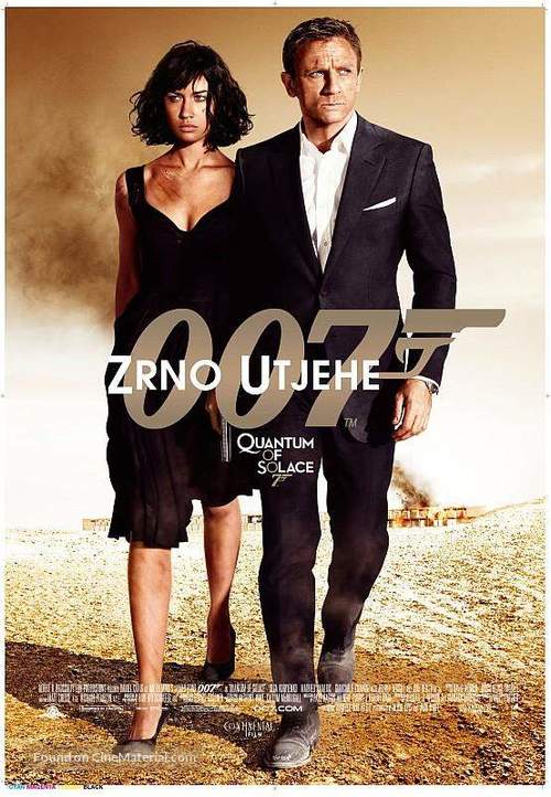 Quantum of Solace - Croatian Movie Poster
