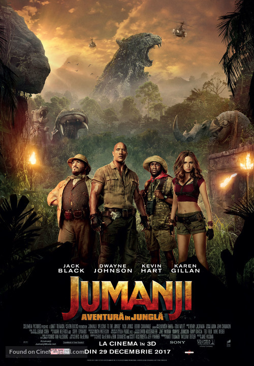 Jumanji: Welcome to the Jungle - Romanian Movie Poster