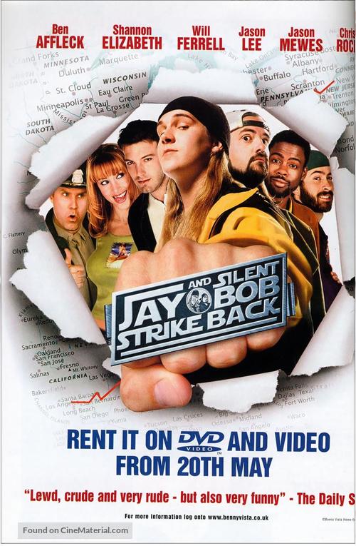 Jay And Silent Bob Strike Back - Video release movie poster