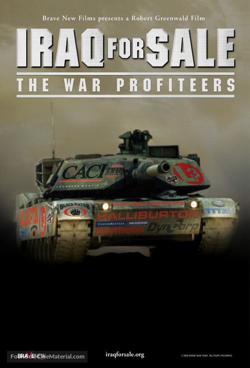 Iraq for Sale: The War Profiteers - Movie Poster