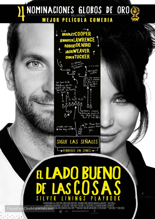 Silver Linings Playbook - Chilean Movie Poster