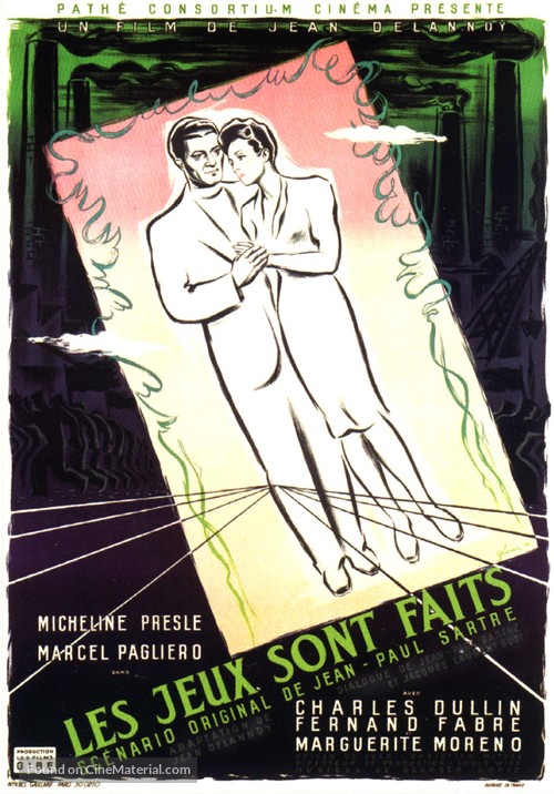 Les jeux sont faits (1947) French movie poster Les jeux sont faits (1947) French movie poster