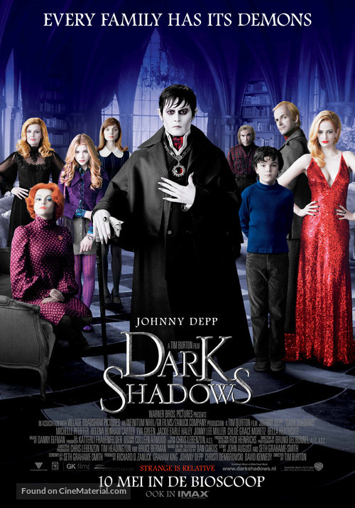 Dark Shadows - Dutch Movie Poster