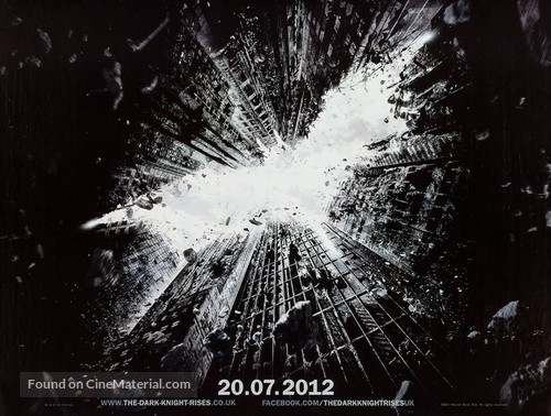 The Dark Knight Rises - British Advance movie poster
