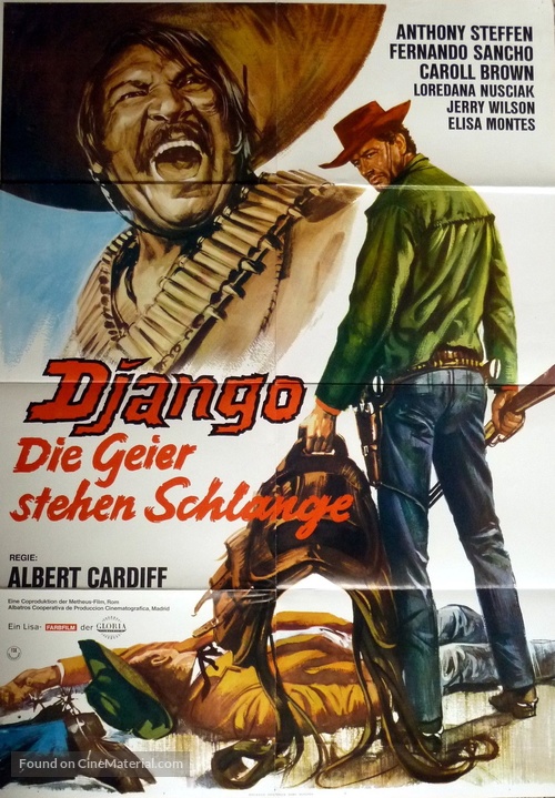 Sette dollari sul rosso - German Movie Poster