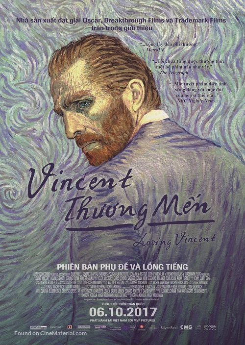 Loving Vincent - Vietnamese Movie Poster
