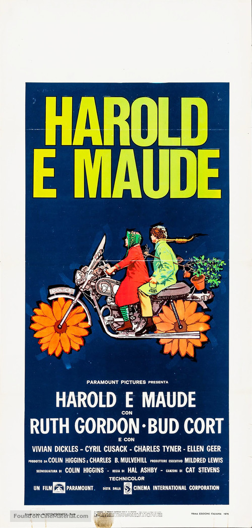 Harold and Maude - Italian Movie Poster