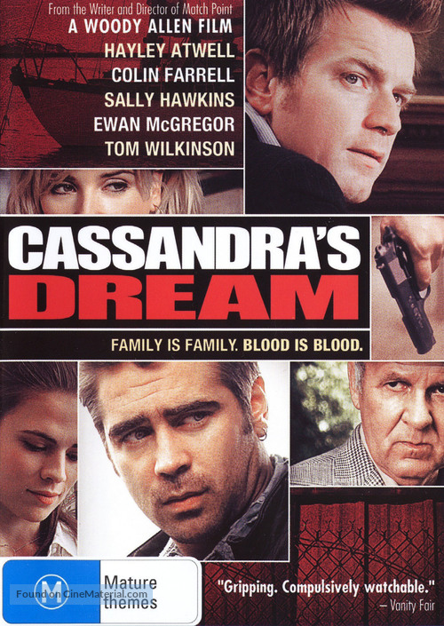 Cassandra&#039;s Dream - Australian Movie Cover