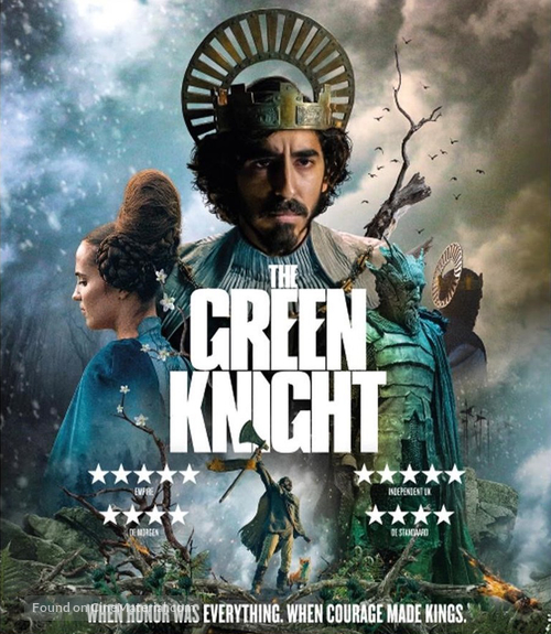 The Green Knight - Belgian Blu-Ray movie cover