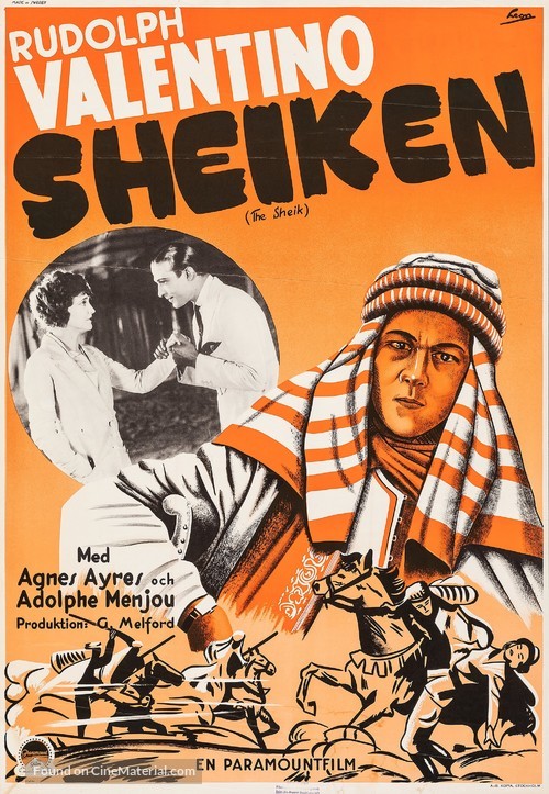 The Sheik - Swedish Movie Poster