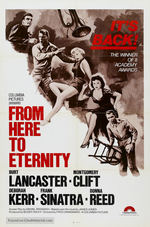 From Here to Eternity - Re-release movie poster