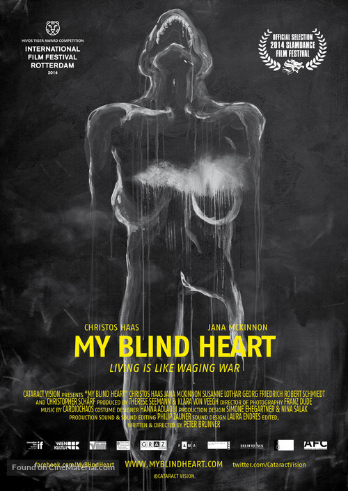 Mein blindes Herz - Austrian Movie Poster