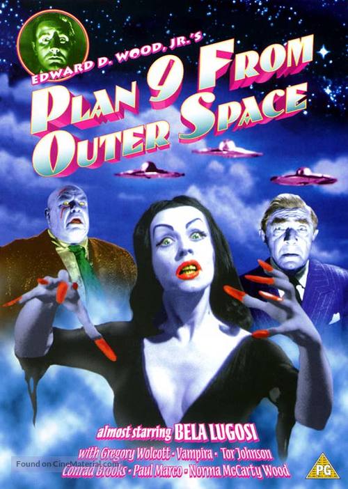 Plan 9 from Outer Space - British Movie Cover