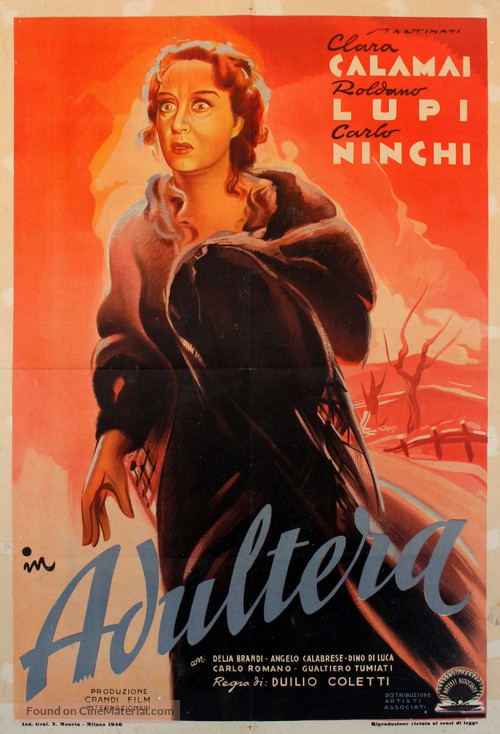 L&#039;adultera - Italian Movie Poster