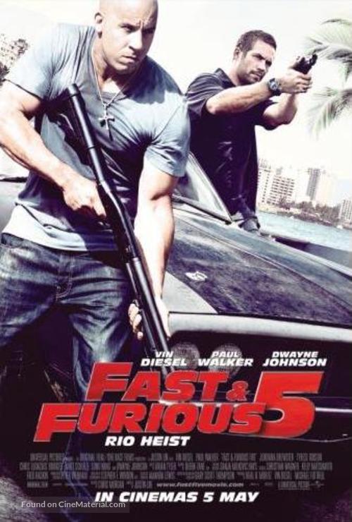 Fast Five - Malaysian Movie Poster
